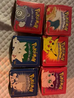 Pokemon Vintage 1999 23K Gold Plated Card Burger King 6 Pokemon set - Image 1
