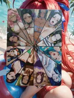 Shinobu Kocho Demon Slayer Anime Waifu Sexy Goddess Doujin Lewd Card - Image 2