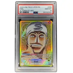 Enel OP05-098 PSA 10 Alt Art Leader One Piece Card Game Awakening Of The New Era - Image 1