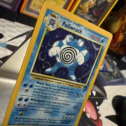 Pokemon Card - Poliwrath Base Set 2 15/130 Holo Rare SWIRL?? - Image 4
