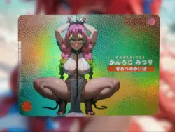 Mitsuri Kanroji Demon Slayer Anime Waifu Sexy Goddess Doujin Lewd Card - Image 1