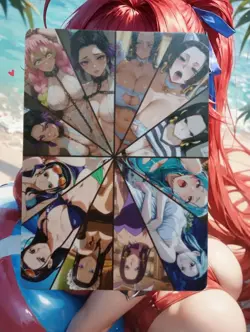 Mitsuri Kanroji Demon Slayer Anime Waifu Sexy Goddess Doujin Lewd Card - Image 2