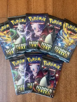 Pokemon Trading Card Game Sun & Moon Hidden Fates Booster Pack (1 Count) 609411429020 - Image 1