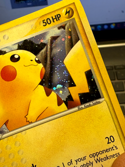 Pikachu Holo #13/17 Swirl 2006 Pokemon POP Series 4 LP/MP Card - Image 4