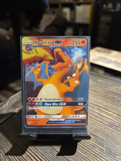 Pokemon TCG Charizard GX Hidden Fates Holo Ultra Rare Card 9/68 NM Condition - Image 1