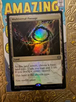 Magic the Gathering MTG Multiversal Passage Marvel's Spider-Man Foil NM - Image 1