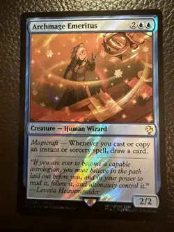 Mtg FIC Final Fantasy - Archmage Emeritus -NM SURGE FOIL - Image 1