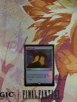 MAGIC THE GATHERING MANA CRYPT FOIL DOUBLE MASTERS 2XM 270 MINT MYTHIC RARE - Image 1