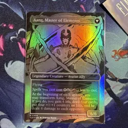 MTG Avatar Aang Aang Master of the Elements [FOIL] - [NM] TLA MYTHIC - Image 2