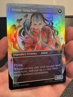 The Legend of Yangchen Borderless FOIL Avatar The Last Airbender MTG NM - Image 5