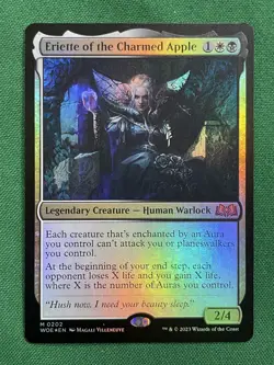 Eriette of the Charmed Apple M Wilds of Eldraine 202 NM (Foil) - Image 1