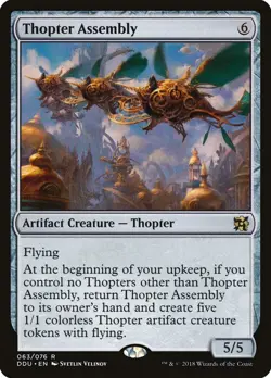 Thopter Assembly [Duel Decks: Elves vs. Inventors] Lightly Played - Image 1