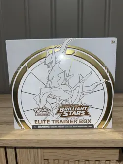 Brilliant Stars Elite Trainer Box Pokemon TCG Sword and Shield ETB Sealed New 820650850127 - Image 1