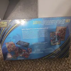 Pokemon Mega Charizard X ex Ultra-Premium Collection Box Sealed In Hand - Image 3