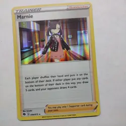 Holo Marnie 56/73 Rare Champion's Path Pokemon - Same Day Shipping! - Image 1