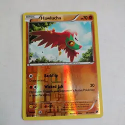 Pokemon XY Fates Collide Hawlucha Reverse Holo 48/124 - Image 1