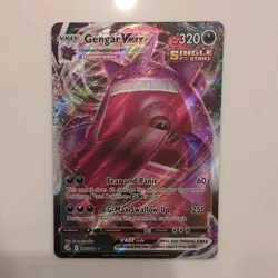 Pokemon TCG Gengar VMAX 157/264 Swsh08: Fusion Strike Holo - Image 1