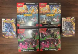 Pokemon Shrouded Fable + Surging Sparks Booster Bundle Astral Radiance B&B Lot - Image 1