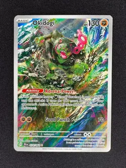 Okidogi 074/064 Illustration Rare Pokemon TCG Scarlet & Violet Shrouded Fable - Image 1