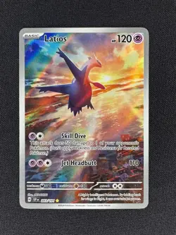 Latios 203/191 Illustration Rare Pokemon TCG Scarlet & Violet Surging Sparks #1 - Image 1