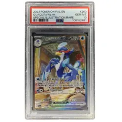 Quaquaval ex 260/193 PSA 10 Special Illustration Rare Pokemon Paldea Evolved - Image 1