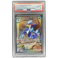 Quaquaval ex 260/193 PSA 10 Special Illustration Rare Pokemon Paldea Evolved - Image 1