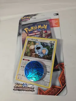 Pokemon Sun And Moon Burning Shadows Booster Pack Komala Sealed - Image 1