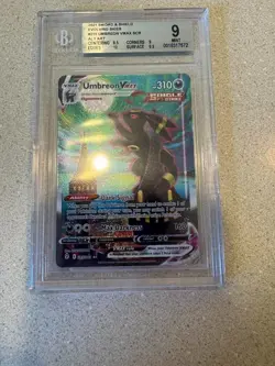 Pokemon Umbreon VMAX Evolving Skies Secret Rare Full Alt Art #215 BGS 9 Mint - Image 1