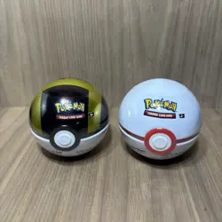 Pokemon TCG PokeBall Tin- Ultra Ball/Premier Ball - H24 - Sealed - Image 1