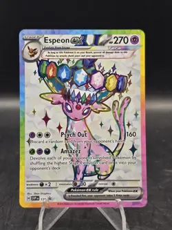 Pokemon TCG Espeon ex SVP 175 Scarlet & Violet Black Star Promo Holo NM - Image 1