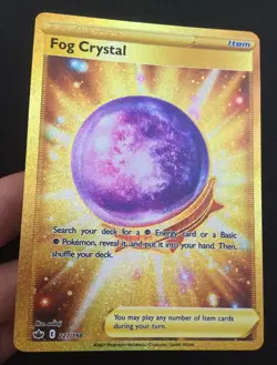 Fog Crystal 227/198 SWSH Chilling Reign SECRET RARE GOLD Trainer Pokemon Card NM - Image 3