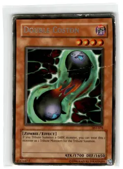 Yu-Gi-Oh! Double Coston Rare AST-078 Damaged Unlimited - Image 1