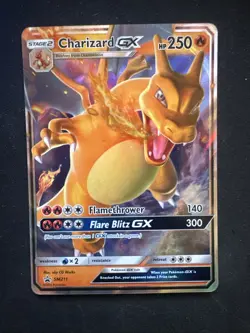 Pokemon Charizard GX SM211 Black Star Promo NM/MINT Card - Image 1