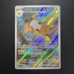 Pokemon TCG Raichu Card Paldea Evolved Illustration Rare Card 211/193 - Image 1