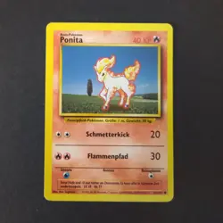Pokemon Card WOTC 1999: Ponyta 60/102 - Base Set (Ponita - German) - Image 1