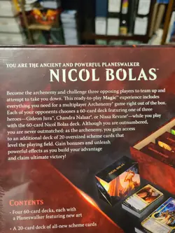 MTG Magic Archenemy Nicol Bolas Factory Sealed Box Set 4 60-Card Decks 20 Scheme - Image 3