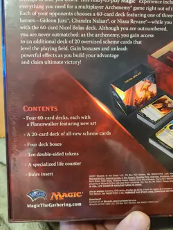 MTG Magic Archenemy Nicol Bolas Factory Sealed Box Set 4 60-Card Decks 20 Scheme - Image 4