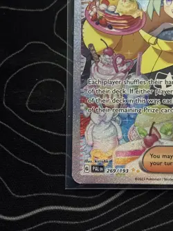 Pokemon TCG Paldea Evolved Iono Full Art Holo Card 269/193 Special Illustration - Image 5