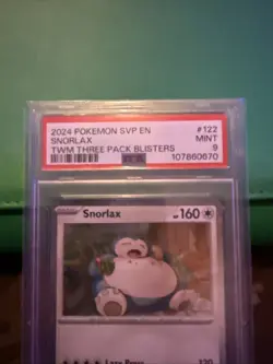 Graded 2024 Pokemon Card Snorlax PSA Slab - Image 2