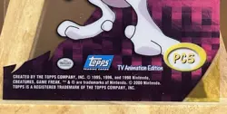 Pokemon #150 MEWTWO Clear Card PC5 Topps NEVER Played With - Image 3