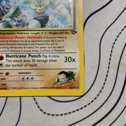 Giovanni's Machamp | 6/132 | Holo Pokemon Card TCG Gym Challenge Set - Image 5