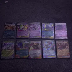Pokemon EX Card Bundle 10 Mixed Cards From Various Sets - Image 1