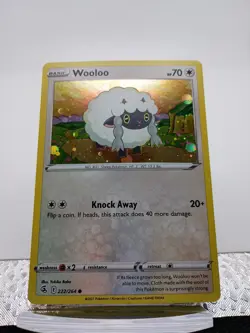 4x Pokemon TCG Wooloo Cosmos Holo Rare Promo Card 222/264 NM Fusion Strike - Image 2