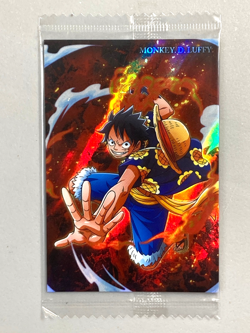 Monkey D Luffy - SR No.21 - One Piece Itajaga Wafer Card Sealed Japanese - Image 1