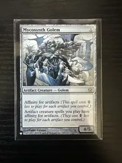 Mycosynth Golem Fifth Dawn MTG Magic the Gathering Card NM - Magic The Gathering - Image 1