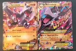 💥 Aerodactyl EX 💥MEGA M Aerodactyl EX #XY97 #XY98 XY Pokemon Card Promo Pack - Image 1