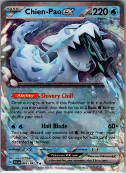 Chien-Pao ex 061/193 SV02: Paldea Evolved - Pokemon Card - NM - Image 1