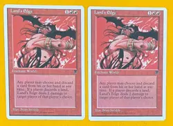 MTG LAND'S EDGE (x2) Chronicles (OldManMTG 009-786) - Image 1