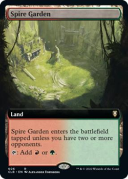 MTG - Spire Garden - Battle For Baulders Gate- #606- Extended Art - Image 1