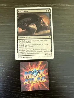 MTG - NM - WHITE BORDER - Rat Colony - MTG Mystery Booster 2 - Image 1